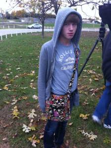 Boy with handbag: a menace to society?