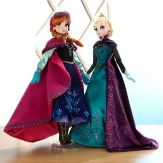 Limited Edition Anna and Elsa dolls