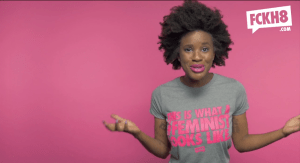 FCKH8 tee in video